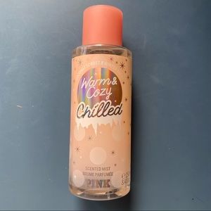 warm & cozy chilled body spray
